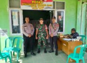 Anggota Polsek Cipanas Polres Lebak Polda Banten Perketat Pengamanan Penyimpanan Kotak Suara Di Gudang PPK Cipanas