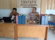 Bhabinkamtibmas Polsek Rangkasbitung Polres Lebak Sambangi Prades Cikatapis