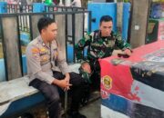 Sinergitas TNI-POLRI Bhabinkamtibmas Polsek Rangkasbitung Polres Lebak Bersama Babinsa Ngobrol Santai