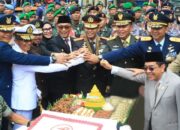 Hadiri HUT Bhayangkara ke-78, Danlanud Sultan Hasanuddin Harap Sinergitas TNI-Polri Selalu Terjaga