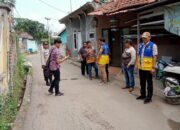 Personil Polsek Pulomerak Lakukan Door to door System Saat Pengukuran Ruas Jalan