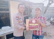 Lagi² Bagi bansos Kapolda Banten !!! Babin Mekarsari Polsek Pulomerak Polres Cilegon