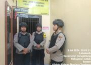 Perketat Penjagaan Mako, Anggota Polsek Curugbitung Polres Lebak Laksanakan Sispam Mako Malam Hari