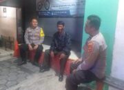 Bhabinkantibmas Polsek Cibeber Bincang-bincang bersama  Security Komplek