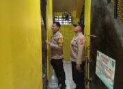 Pastikan Sehat Dan Lengkap Pawas Cek Dan Kontrol Ruang Tahanan