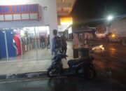 Personil Polsek Ciwandan Polres Cilegon Patroli ATM Center