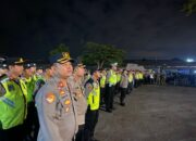 POLRESTA BANYUWANGI GELAR APEL PENGAMANAN GIAT SAH SAHAN/WISUDA WARGA PSHT CAB. BANYUWANGI 2024.