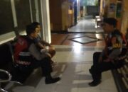 Jaga Kondusifitas, Satuan Samapta Polres Ciamis Patroli Dialogis ke Pos Pengamanan Pasar Ciamis