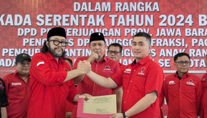 Tri Adhianto Resmi Kantongi Surat Rekomendasi DPP PDIP untuk Pilkada Bekasi 2024