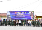 Bupati Samosir Vandiko Timotius Gultom ST Resmi Buka Program TMMD ke-121 di Desa Hasinggaan Terjunkan 200 Personel Gabungan