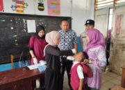 Giat Bhabinkamtibmas Polsek Cibeber Laksanakan Monitoring Kegiatan Pekan Imunisasi Nasional Polio