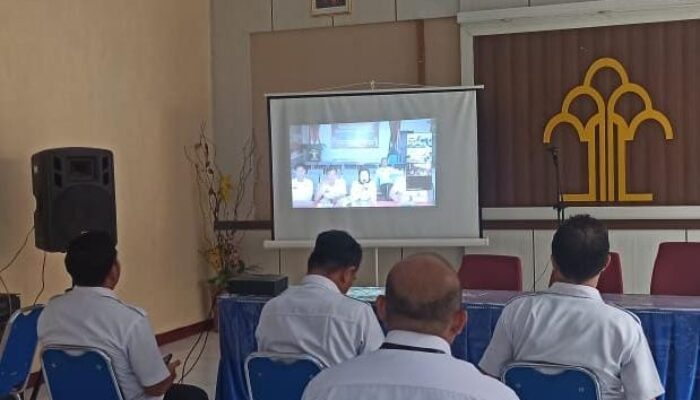 Tertib Administrasi, Bapas Gorontalo Ikuti Sosialisasi Laporan Bulanan