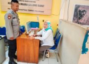 Bhabinkamtibmas Polsek Rangkasbitung Polres Lebak Temui Staf Kelurahan Rangkasbitung Barat