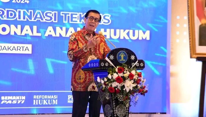 Kembalikan Wibawa Hukum di Tengah Masyarakat, Menkumham : Kukuhkan Organisasi Profesi Analis Hukum