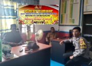 Untuk Menampung Aspirasi Masyarakat Polsek Basarang Melaksanakan Giat Jum’at Curhat Di Desa Bungai Jaya