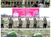 Dinas Lingkungan Hidup dan Kebersihan Aceh Barat Melaksanakan Tanam Mangrove 5.000 batang Untuk Antisipasi dan Mitigasi Perubahan Iklim Dalam Rangka Memperingati HUT RI KE-79 Dan Hari Lingkungan Hidup Serta Hari Internasional Untuk Konservasi Ekosistem Mangrove Kabupaten Aceh Barat.