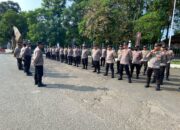 Kapolsek Rangkasbitung Polres Lebak Apel Persiapan Pengamanan Unras Dari AMCB