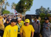 Pengamanan Gerak Jalan Santai Dalam Rangka peringatan hari koperasi ke- 77 Tingkat Kabupaten. Serang.