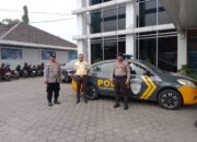 Antisipasi Gangguan Kamtibmas,Kanit Samapta Polsek Rangkasbitung Polres Lebak Patroli Ke Bank BJB