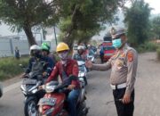 Renovasi Saluran Air Depan BBT, Lantas Polsek Pulomerak Bantu Pengaturan,