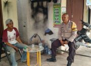 Bhabinkamtibmas Polsek Ciwandan Hadir Ditengah-Tengah Masyarakat Berikan Himbauan.