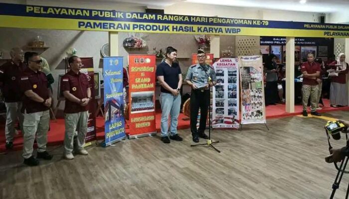 Hari Pengayoman Ke-79, LPKA Gorontalo Ikuti Pameran Pelayanan Publik Akhir Pekan