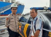 Pastikan Keamanan Polsek Kskp Banten Polres Cilegon Laksanakan Patroli Dialogis Jalur Kawasan Pelabuhan Dalam Rangka Cooling System,