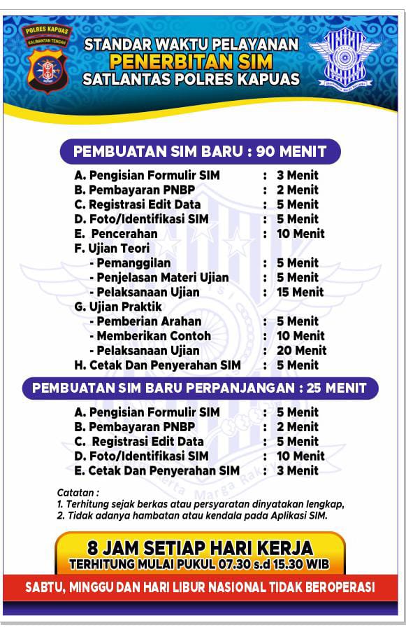 Standar Waktu Pelayanan Penerbitan SIM dan Jam Pelayanan pada Satpas 2324 Satlantas Polres Kapuas 1 IMG 20240806 WA0001 1