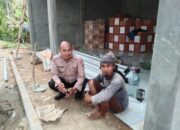 Anggota Polsek Banjarsari melaksanakan kegiatan sambang di Desa Cidahu