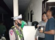 Blue Light Patrol Polsek Dentim Sampaikan Pesan – Pesan Kamtibmas