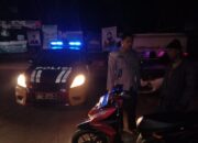 Personil Polsek Cinangka Laksanakan Blue Light Patroli  Di Pasuaran,