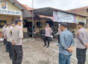 Polsek Puloampel Polres Cilegon Lakukan Pengamanan Markas Mapolsek,