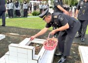 Kenang Para Pahlawan, LPKA Gorontalo Ikuti Ziarah dan Tabur Bunga