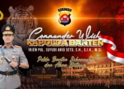 Commander Wish Kapolda Banten Irjen Pol Suyudi Ario Seto