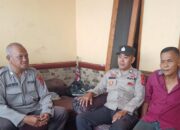 Temui Tokoh Masyarakat, Kanit Binmas Polsek Rangkasbitung Polres Lebak Sampaikan Pesan Kamtibmas