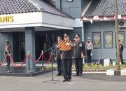 Polres Ciamis Adakan Upacara Bendera Merah Putih Memperingati HUT ke-79 RI