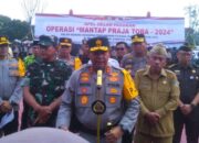 Kapolda Sumut Irjen Whisnu Pimpin Apel Gelar Pasukan Operasi Mantap Praja Toba 2024