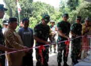 Sekretaris Inspektorat Jenderal Angkatan Darat. BRIGJEN TNI M. jangkung.w S.I.P.,M.Tr.,( Han ) Resmikan RTLH TMMD Ke 121 Kodim 0413/Bangka Milik Pak Hermanto.