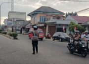 Antisipasi kemacetan arus lalu lintas,Sat Lantas Polres Bangka Barat Rutin Laksanakan Gatur Jalan