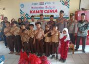 Polres Lebak Polda Banten Gelar Bakti Sosial di Kampung Leuwigoong Desa Cigoong Selatan Kecamatan Cikulur Kabupaten Lebak