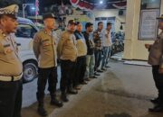 Personil Polsek Pasar kemis Giat Apel Malam Jelang Gelar Patroli Malam KRYD