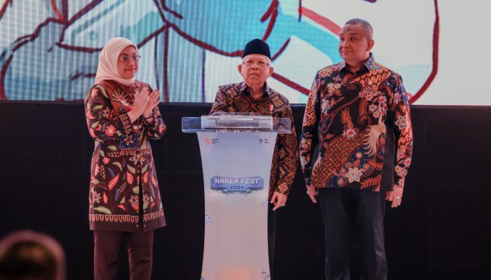 Wapres Ma’ruf Amin Buka Naker Fest 2024: Percepat Reformasi Pasar Tenaga Kerja dan Tarik Investor Global