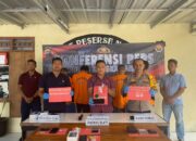 Polres Bangka Barat Gelar Konferensi Pers Peredaraan Gelap Narkotika