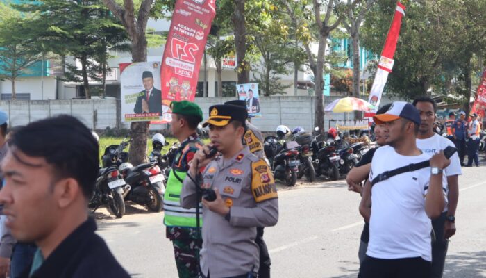 Polres Garut Lakukan Pengaman Pendaftaran Calon Bupati