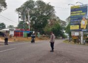 Polres Bangka Barat Rutin Laksanakan Strong Point Sore ciptakan tertib berlalu lintas