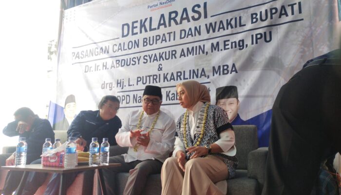 Nasdem Garut Dukung Syakur Amien dan Putri Karlina MBA di Pilkada 2024, Soroti Program Garut Sehat,Kuat,Hebat