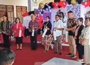 Pembukaan Lomba KESORGA HUT Ke 3 Wilayah Tenga 1 Meriah, Pendeta Ritha Paat, M.Th Pimpin Ibadah