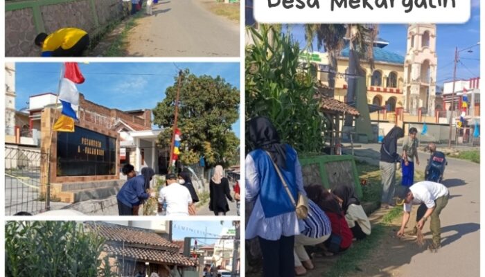 Giat Jum’at Bersih di Desa Mekargalih : Warga Antusias Bergotong Royong Ciptakan Lingkungan Bersih