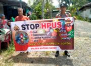 Himbau Warga Jaga Kerukunan Dan Tidak Mudah Terprovokasi Dengan Berita Hoax Polsek Kapuas Barat lakukan sosialisasi