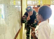 Dunia Pendidikan Menjadi Atensi Satgas Yonif 122/TS